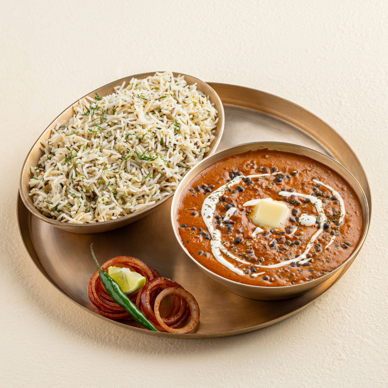 Dal Makhani & Rice      