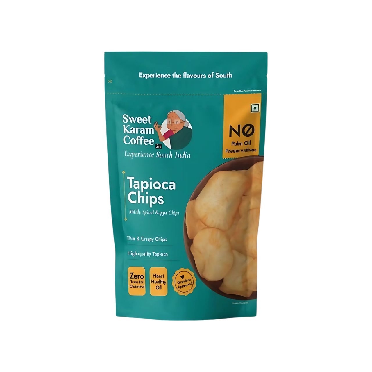 Sweet Karam Coffee Tapioca Chips
