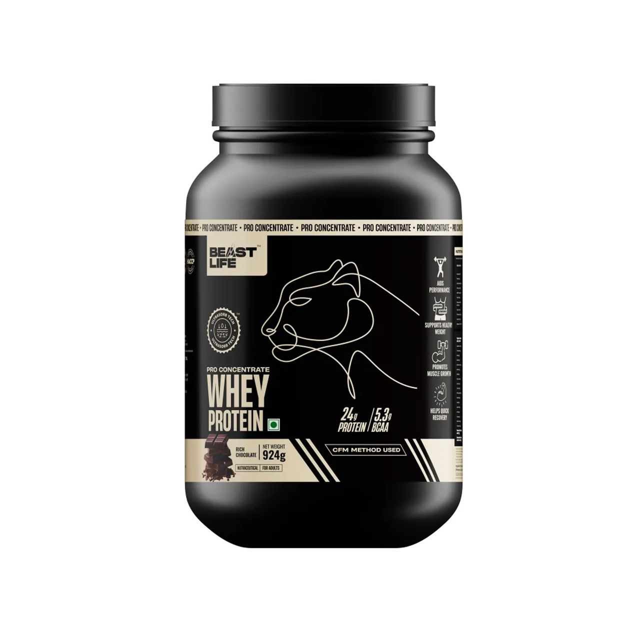 BeastLife Pro Whey Protein Chocolate flavour