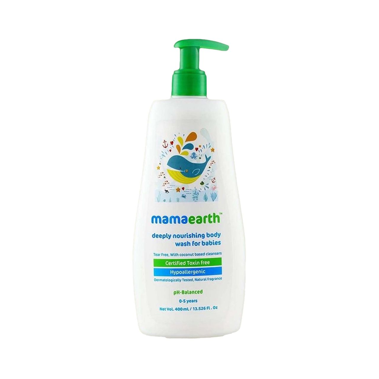 Mamaearth Deeply Nourishing Body Wash Baby For Kids | 0+ months