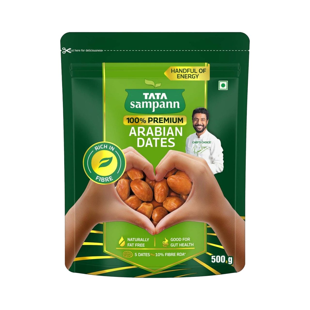 Tata Sampann Premium Arabian Dates Rich In Fibre Naturally Fat-Free Good For Gut Health