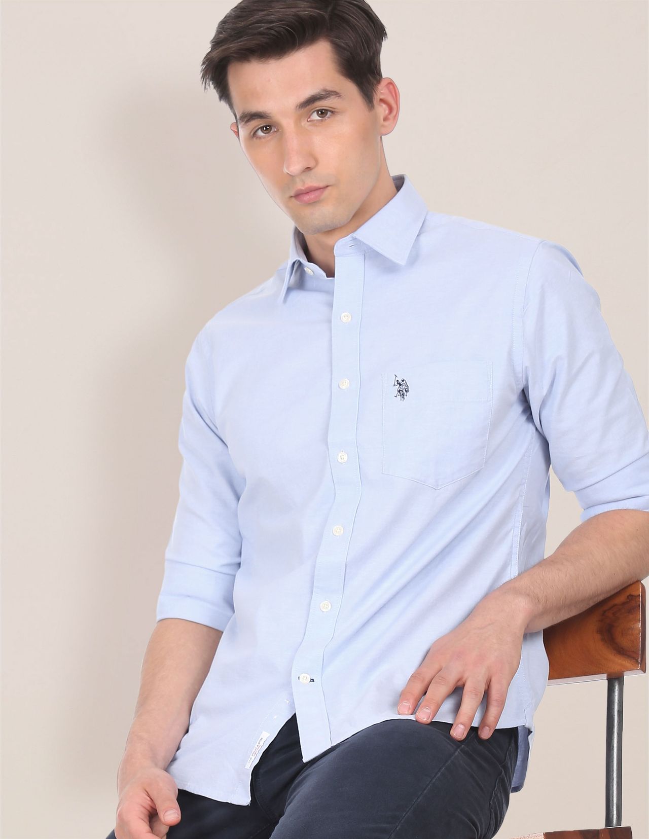 U.S. Polo Assn. | Shirts | XL | Pack Of 1 | Light Blue