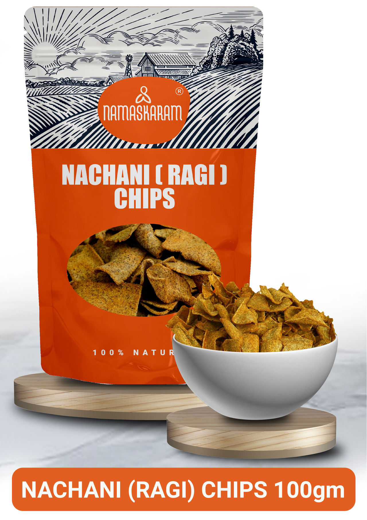 Namaskaram Nachani (Ragi) Chips 100 g Combo
