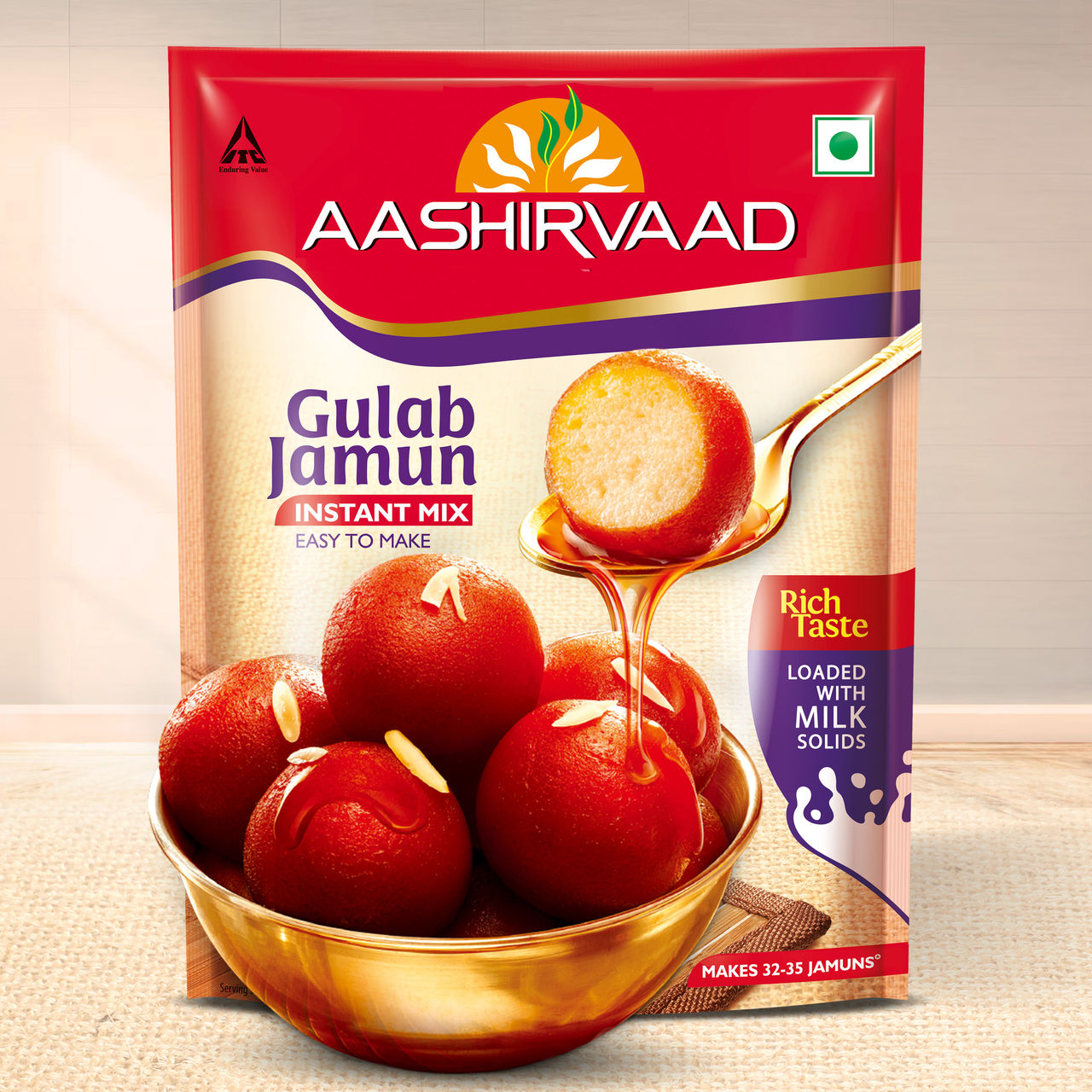 Aashirvaad Instant Mix Gulab Jamun
