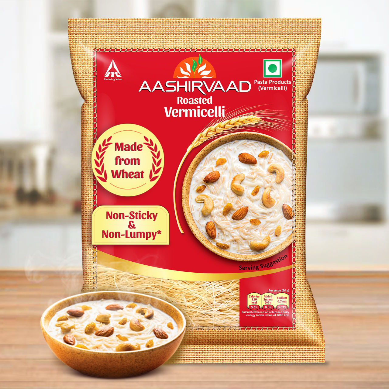 Aashirvaad Roasted Vermicelli, Made from Wheat, No Maida