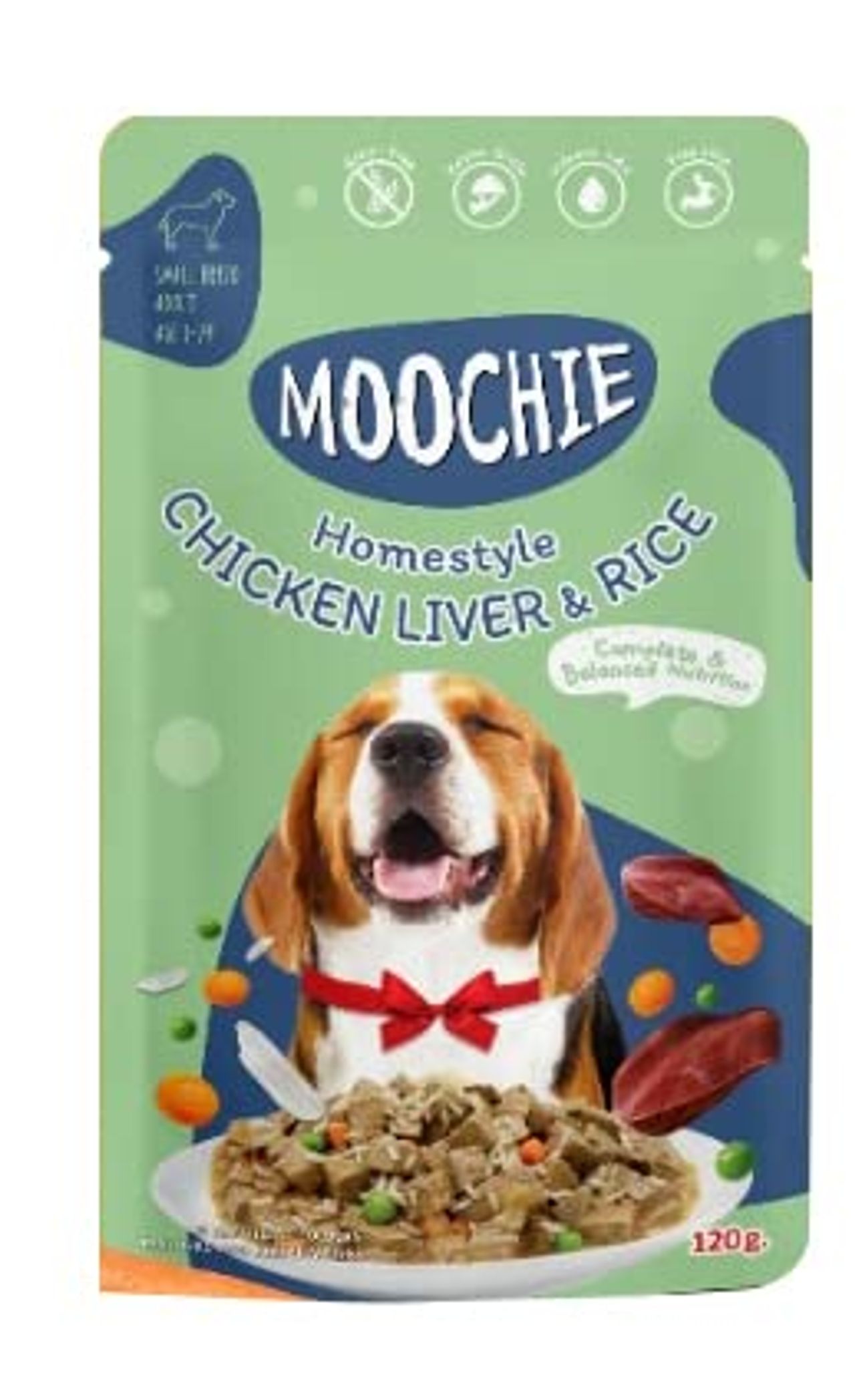 Moochie Dog Wet Gravy Food Homestyle With Chicken & Rice