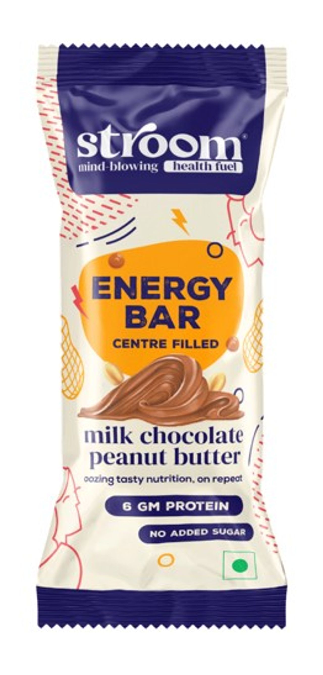 Stroom Milk Chocolate Peanut Butter Energy Bars