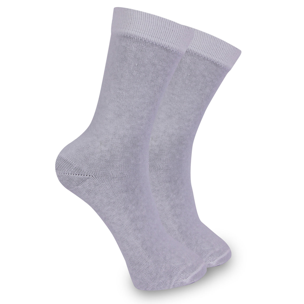 Englo Men's Solid Cotton Men's Socks | White - Free Size