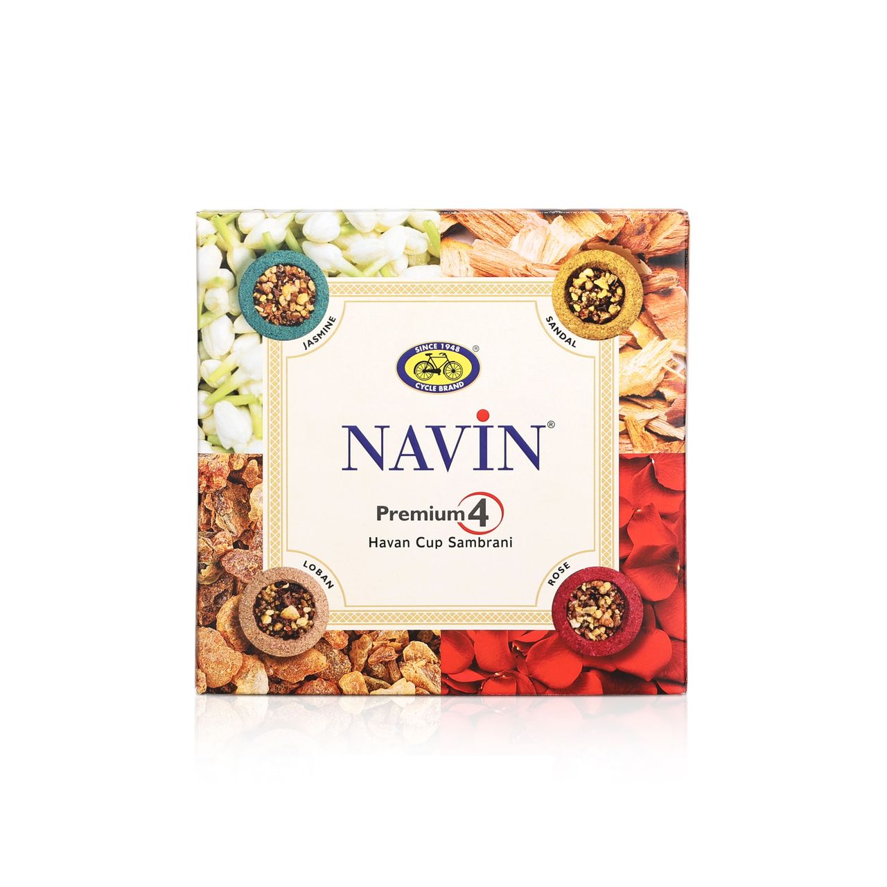 Cycle Navin 4-in-1 Havan Sambrani Cup Assorted Box