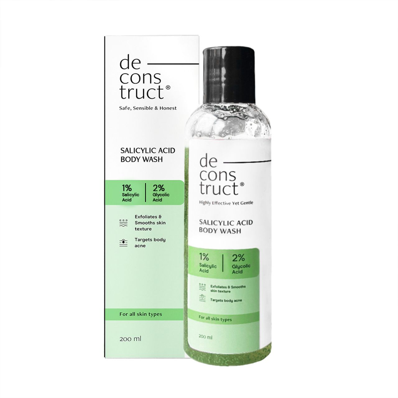Deconstruct Salicylic Acid Body Wash- 1% Salicylic Acid & 2% Glycolic Acid