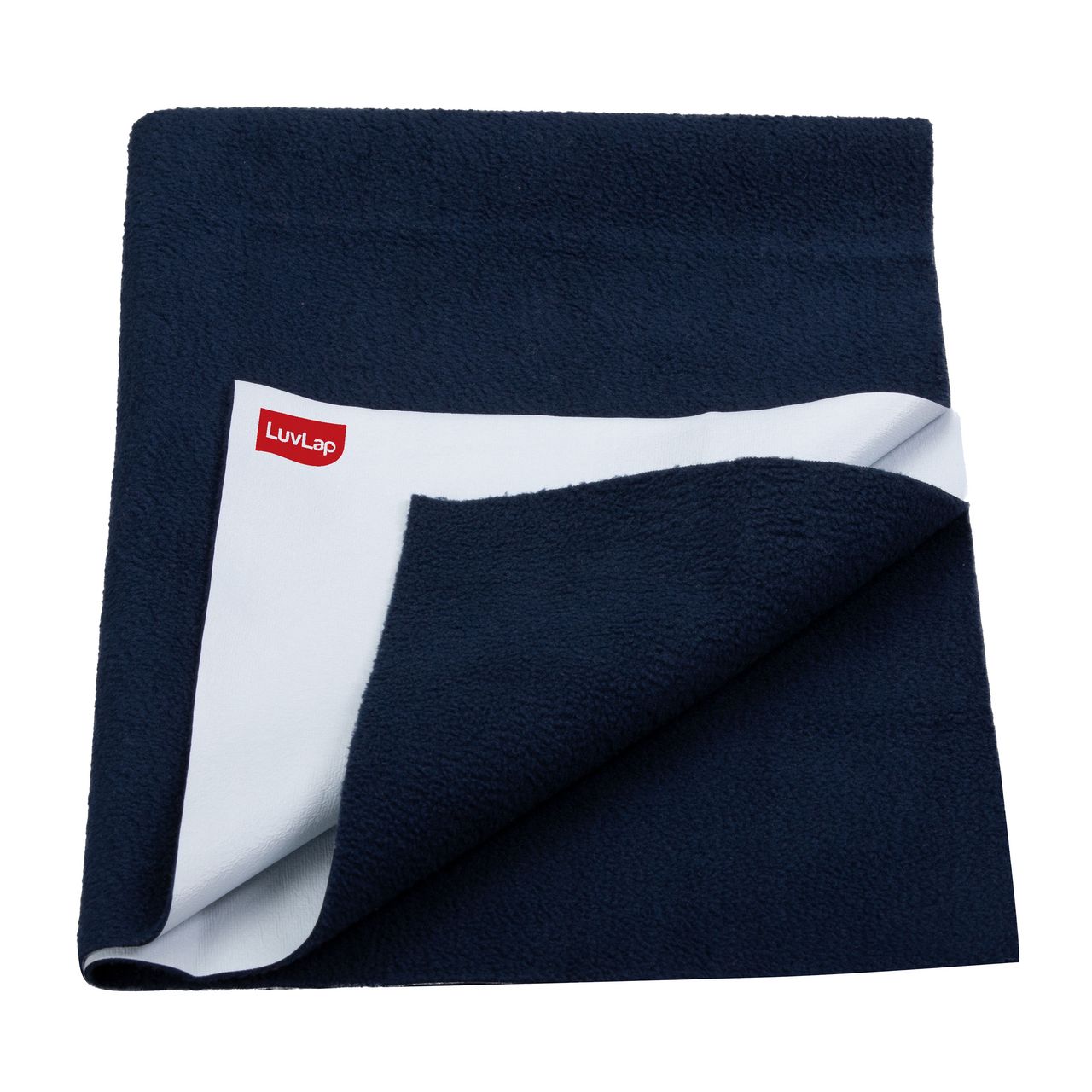 LuvLap Instadry Anti - Piling Dry Sheet Baby Mat For Kids | Navy Blue | 0 - 12 months