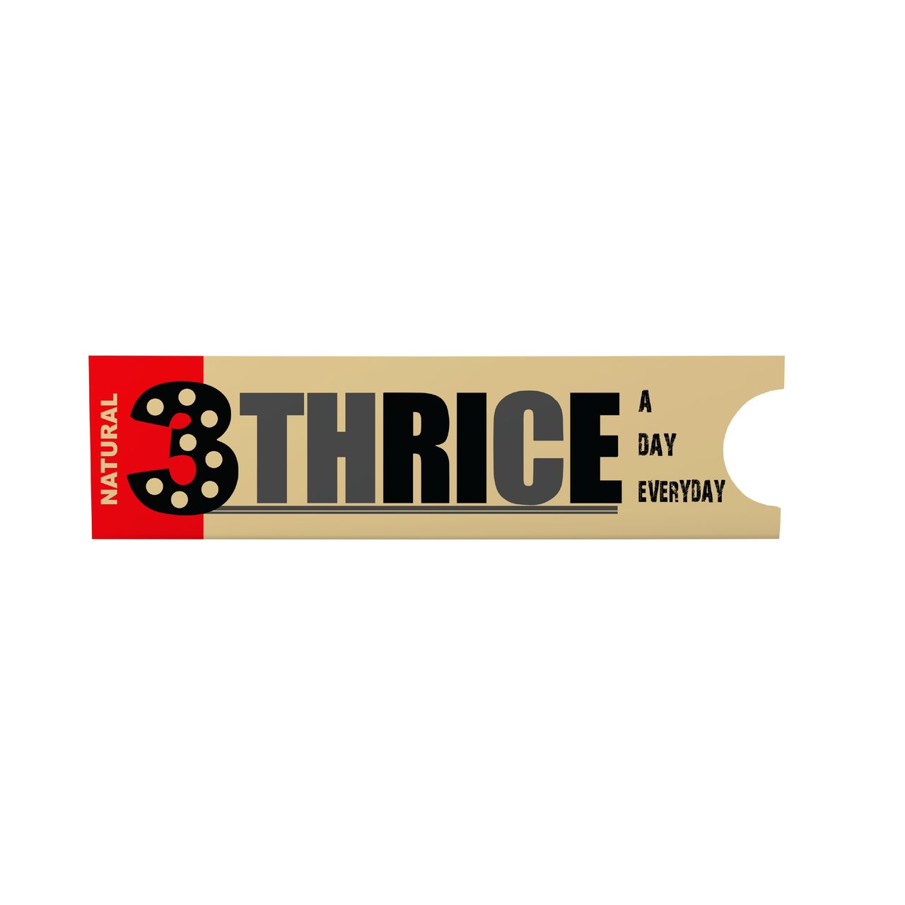 Bongchie Thrice A Day Natural 3 Leaves & 3 Filters