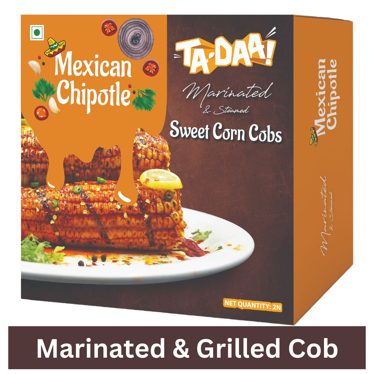 Tadaa Sweetcorn Marinated Cob Mexican Chipotle