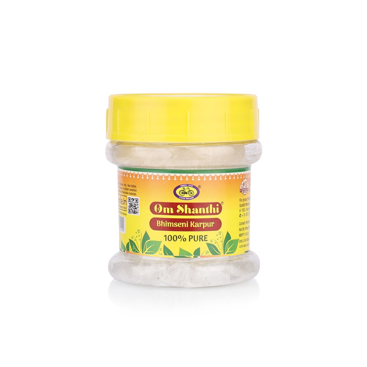 Cycle Pure Om Shanthi Bhimseni Camphor