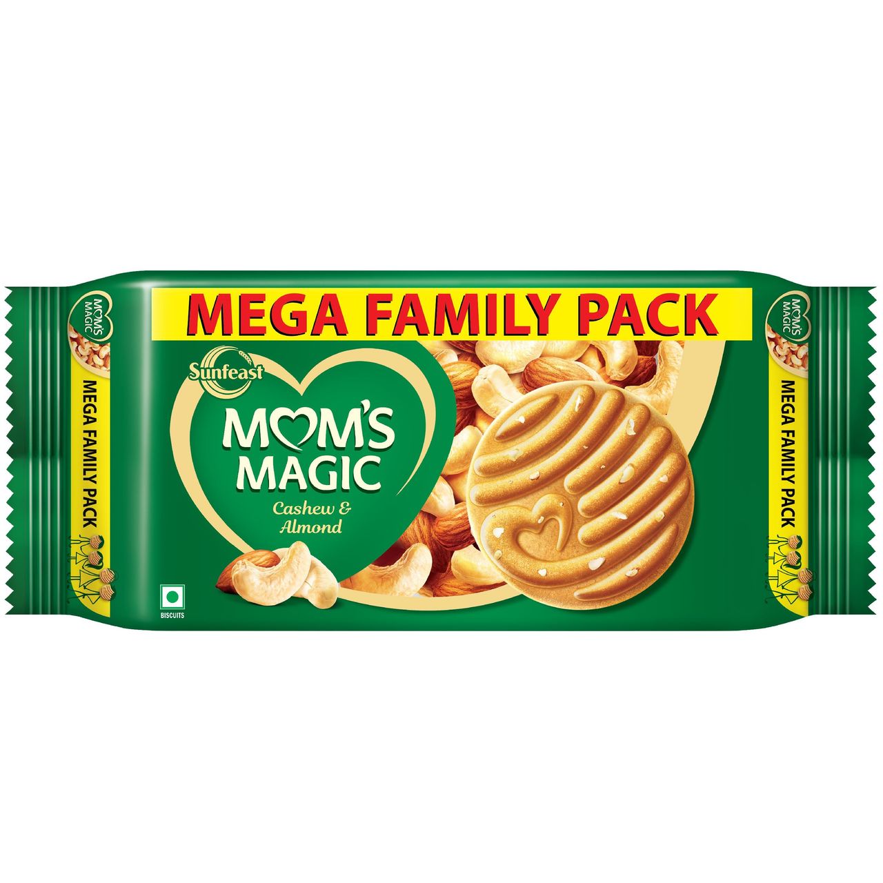 Sunfeast Mom's Magic Cashew and Almond Dry Fruit Biscuits | Trans Fat-free