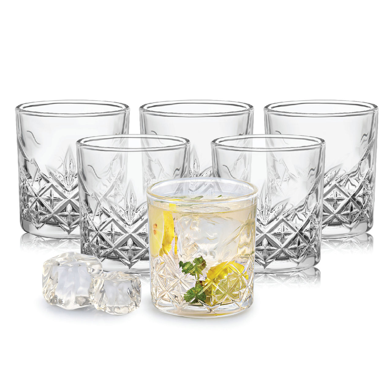 Cello Classix Glass Tumblers | Durable, Stylish, Perfect For Daily Use | Clear - 215 ml