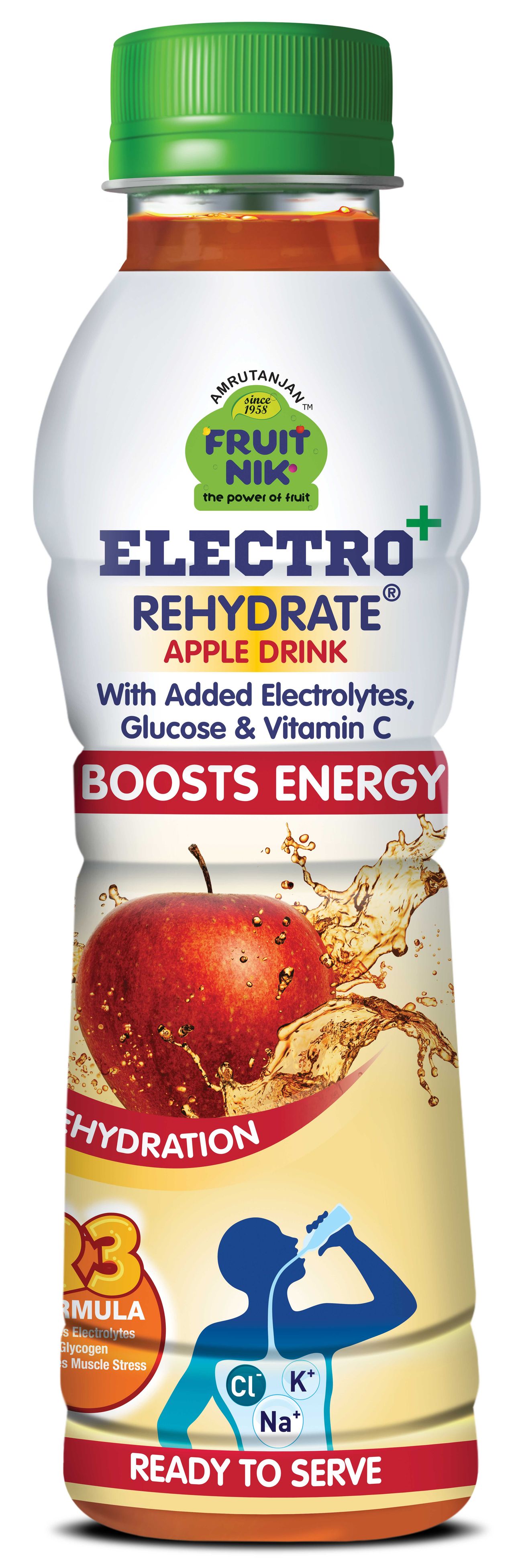 Amrutanjan Electroplus Rehydrate Apple Drink