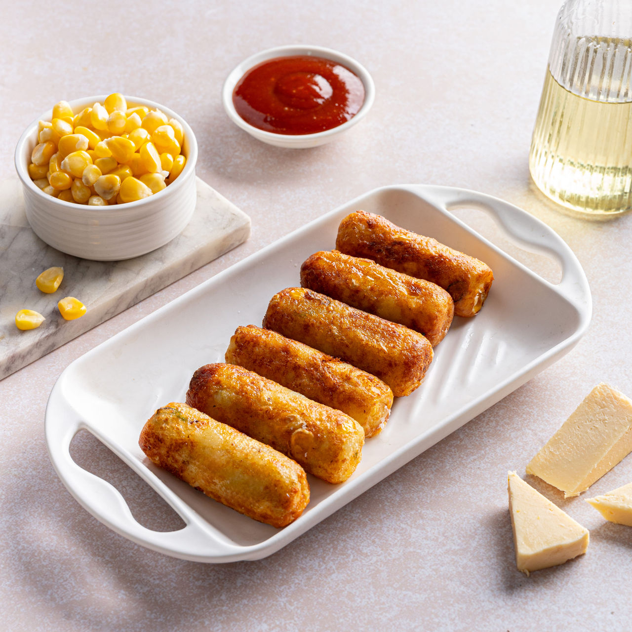 Corn & Cheese Croquette