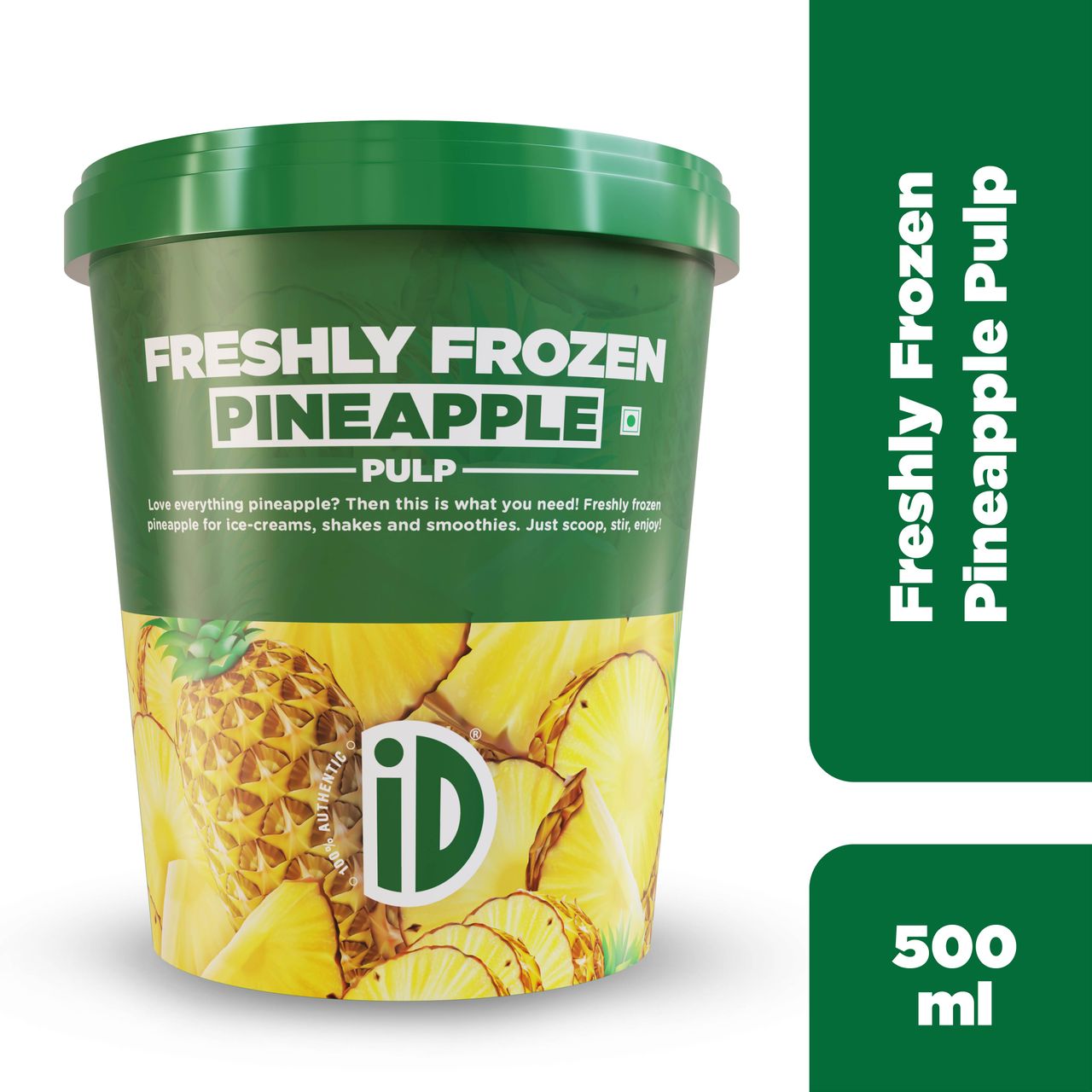 iD Freshly Frozen Pineapple Pulp