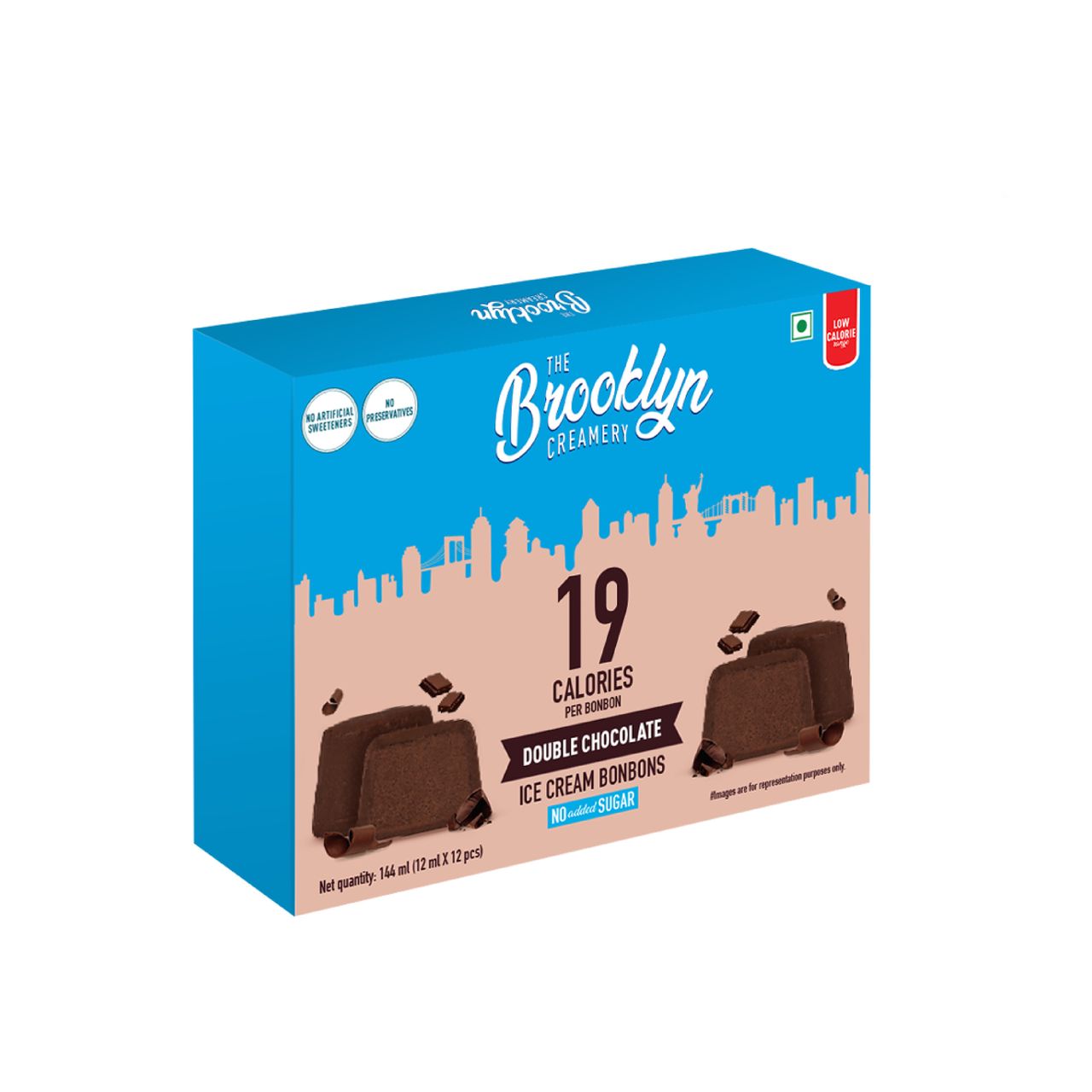 The Brooklyn Creamery Low Cal Double Chocolate Bon Bon Multipack