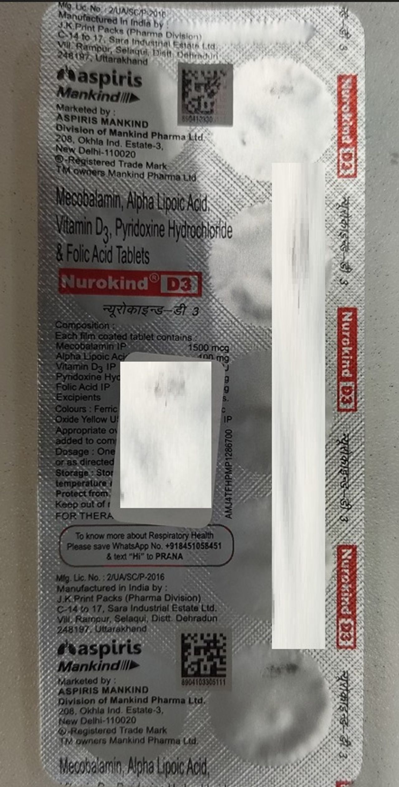 Nurokind D3 Tablets