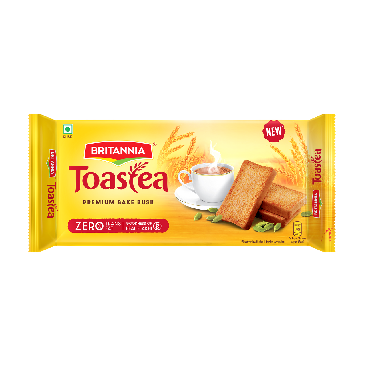 Britannia Toastea Premium Bake Rusk With Real Elaichi