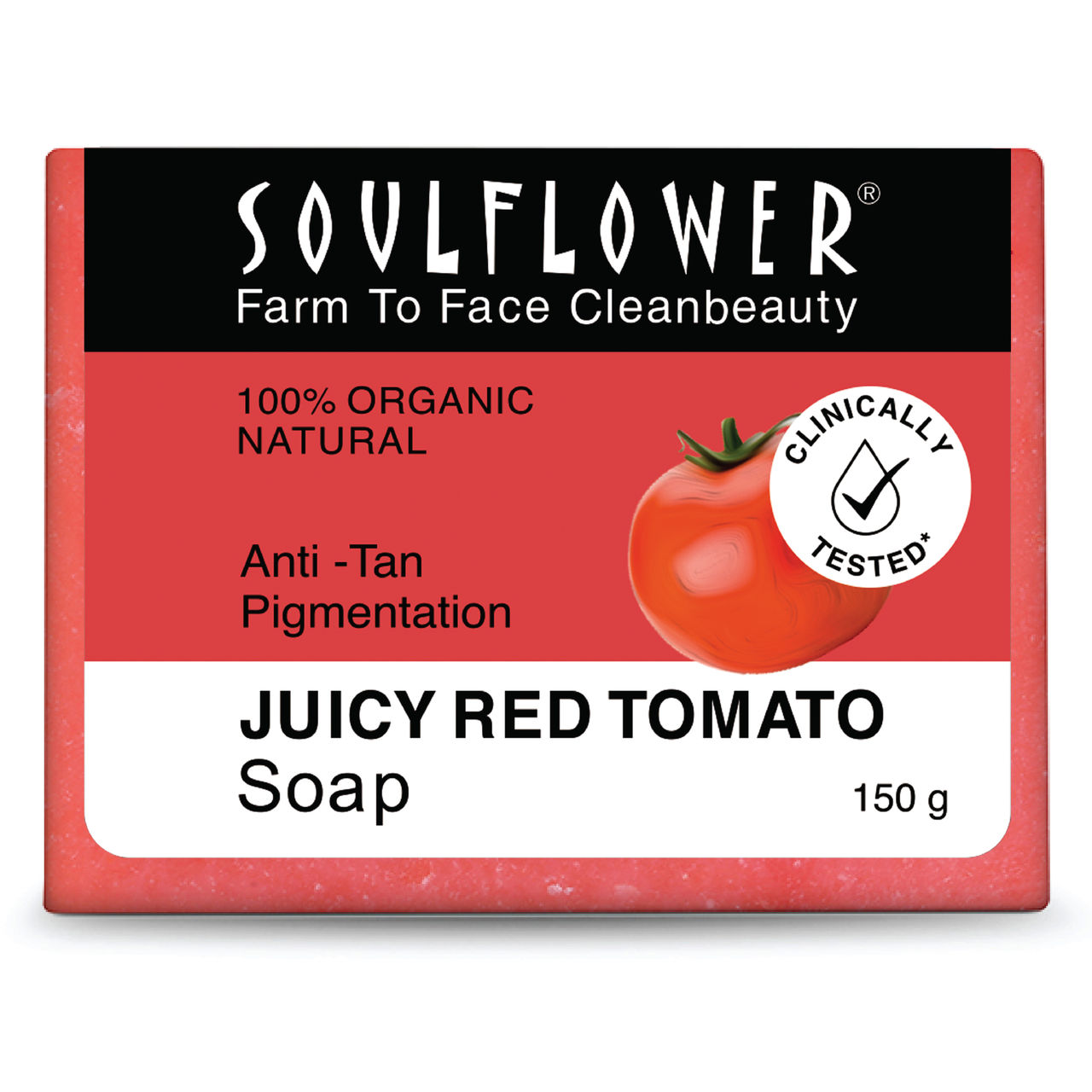 Soulflower Juicy Red Tomato Soap