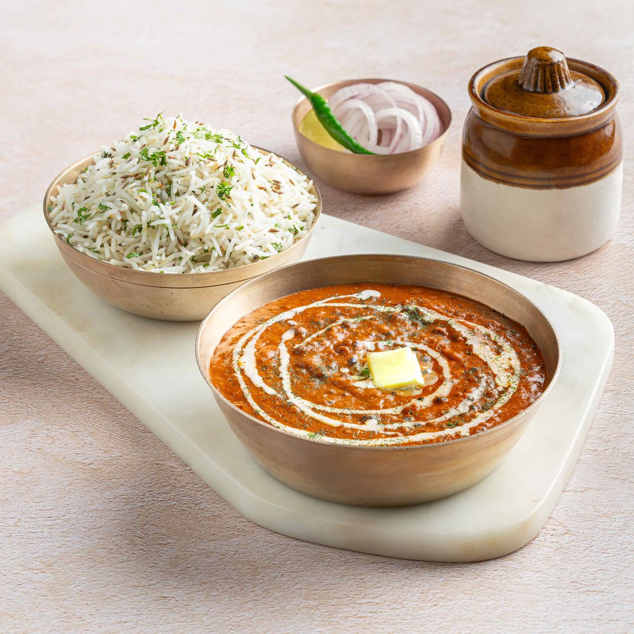 Dal Makhani & Rice