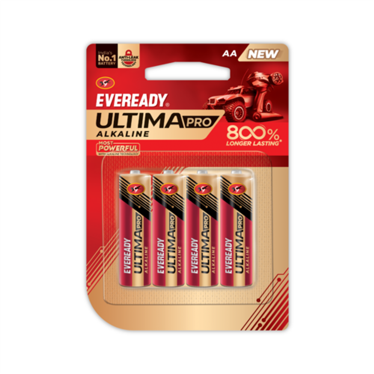 Eveready Ultima Pro Alkaline AA Battery | 800% Longer Lasting