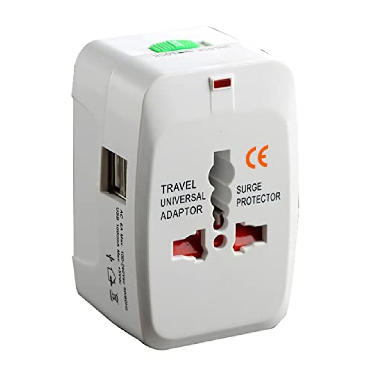 Basics IND Universal Travel Adapter White