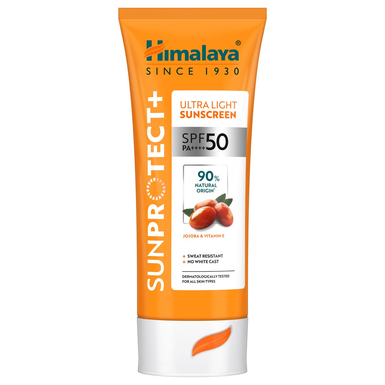 Himalaya SunProtect+ Ultra Light Sunscreen | SPF 50 PA+++ | 90% Natural Origin Ingredients