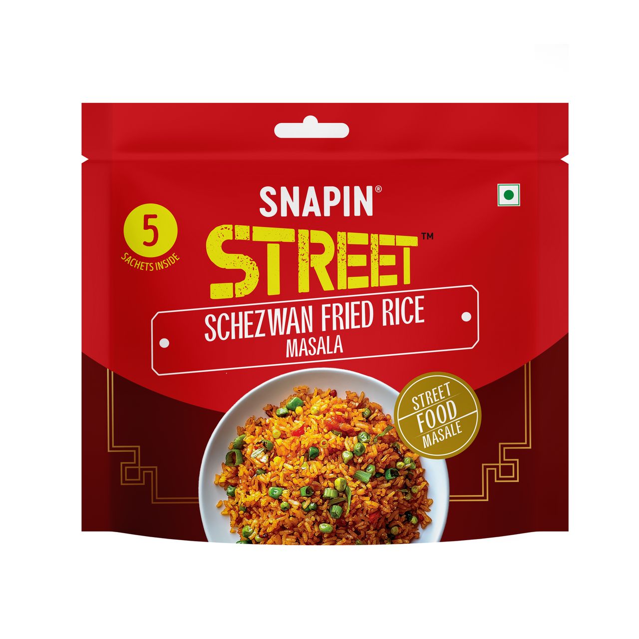 Snapin Street Schezwan Fried Rice Masala Pouch | Pack Of 5