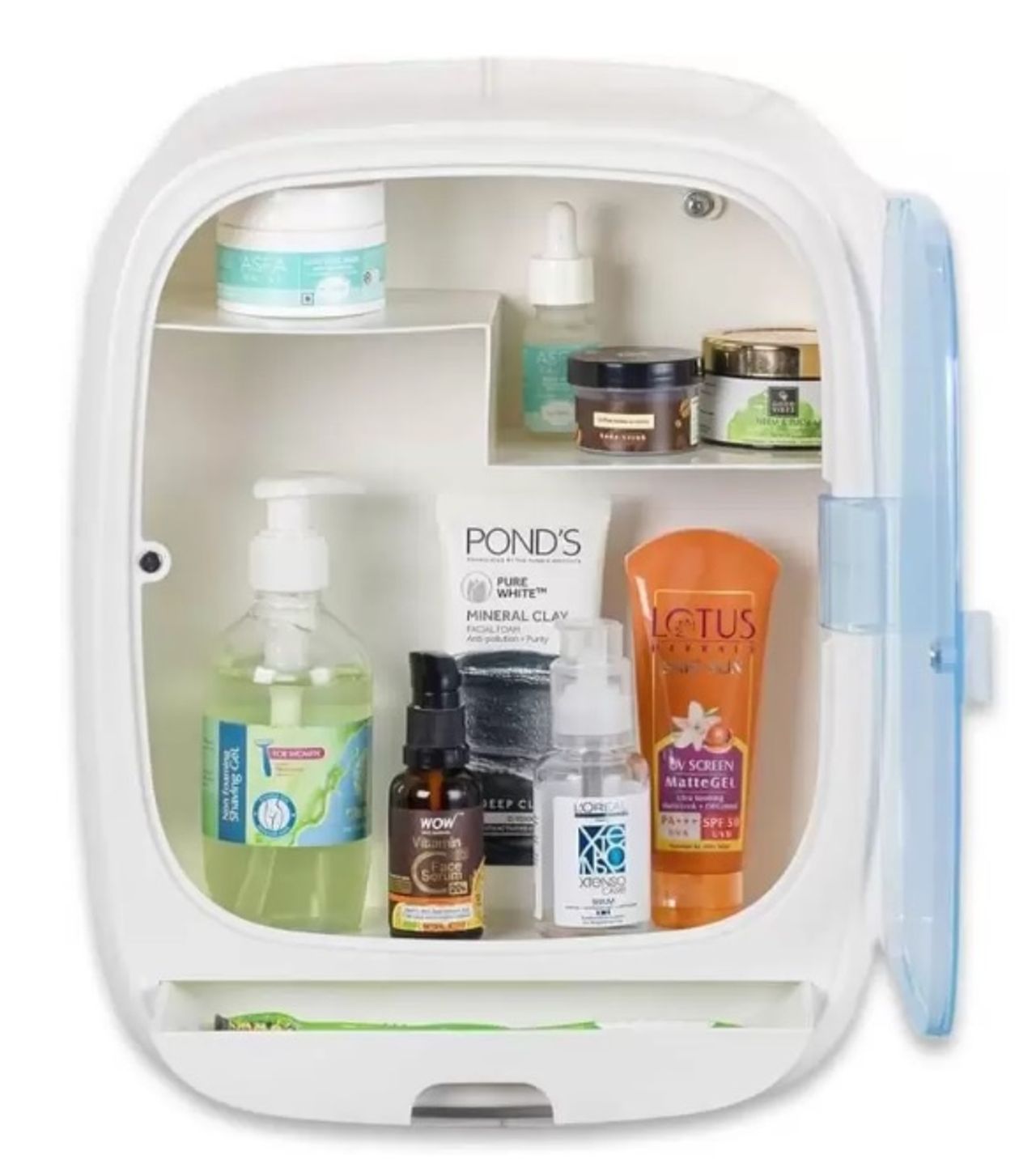 Nayasa Oval Bath Cabinet White