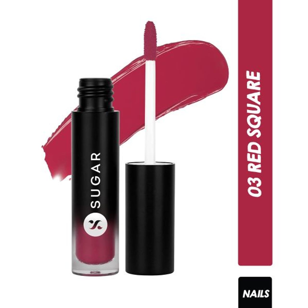 SUGAR Cosmetics Mousse Muse Lip Cream - 03 Red Square