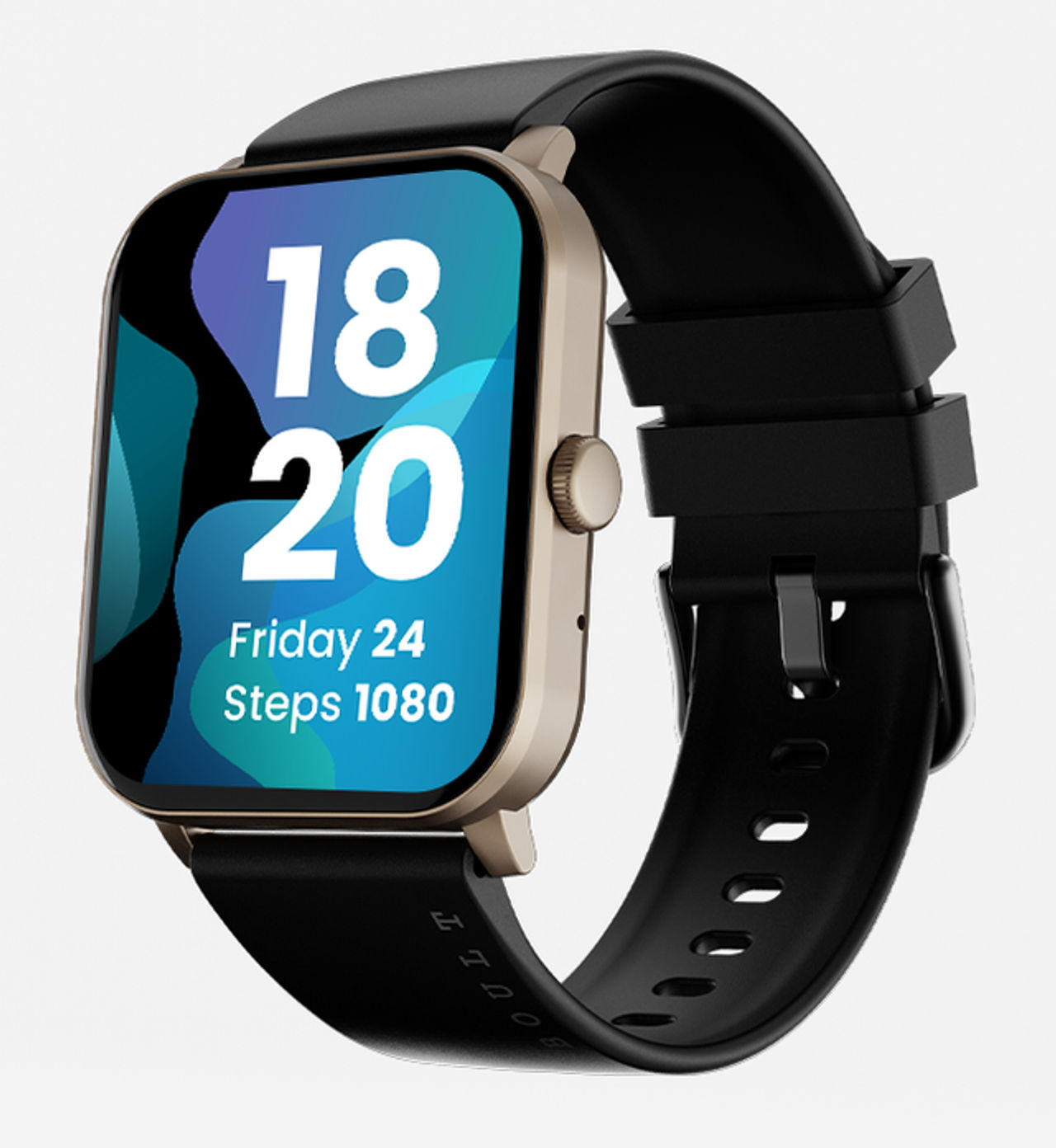Boult Drift Bt Calling 1.69" Hd Display,Complete Health Monitoring Smartwatch(Sand Black Strap)