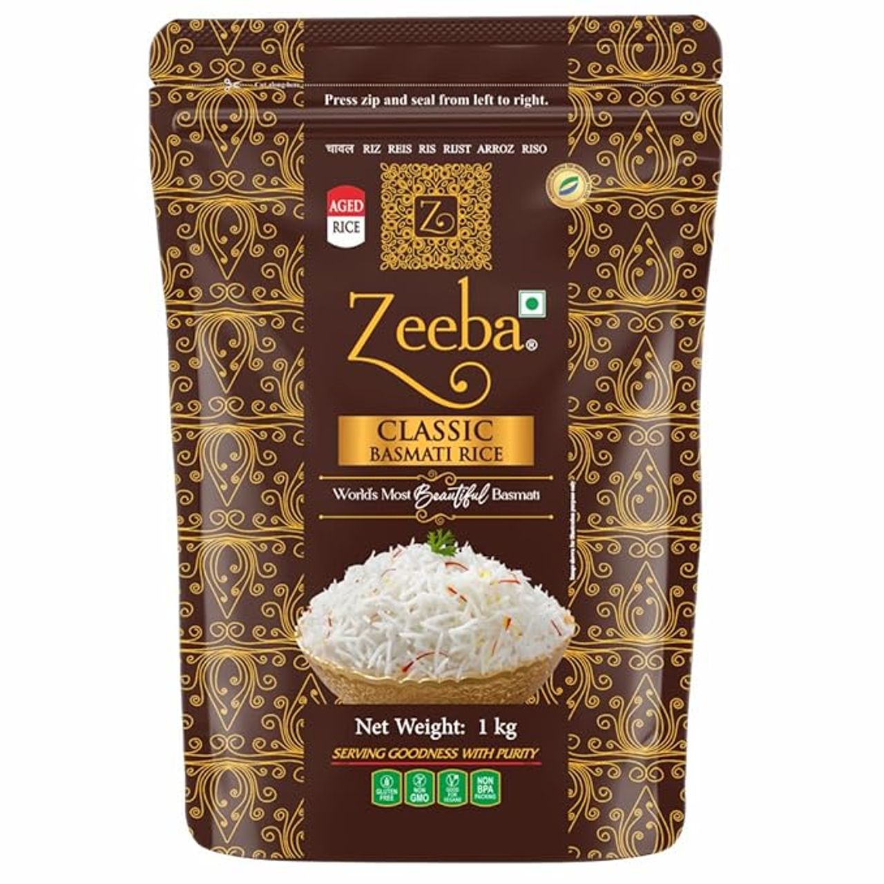 Zeeba Classic Aged Basmati Rice Extra Long Rice