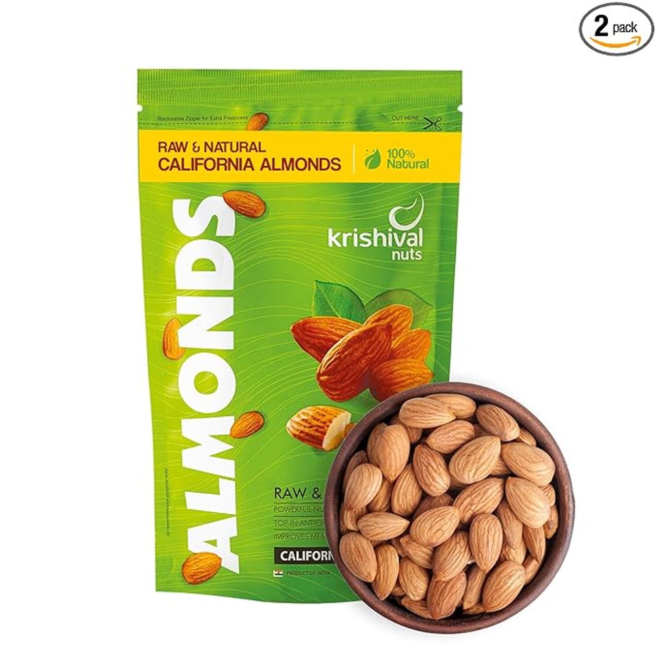 Krishival FOODs Limited California Almonds NP