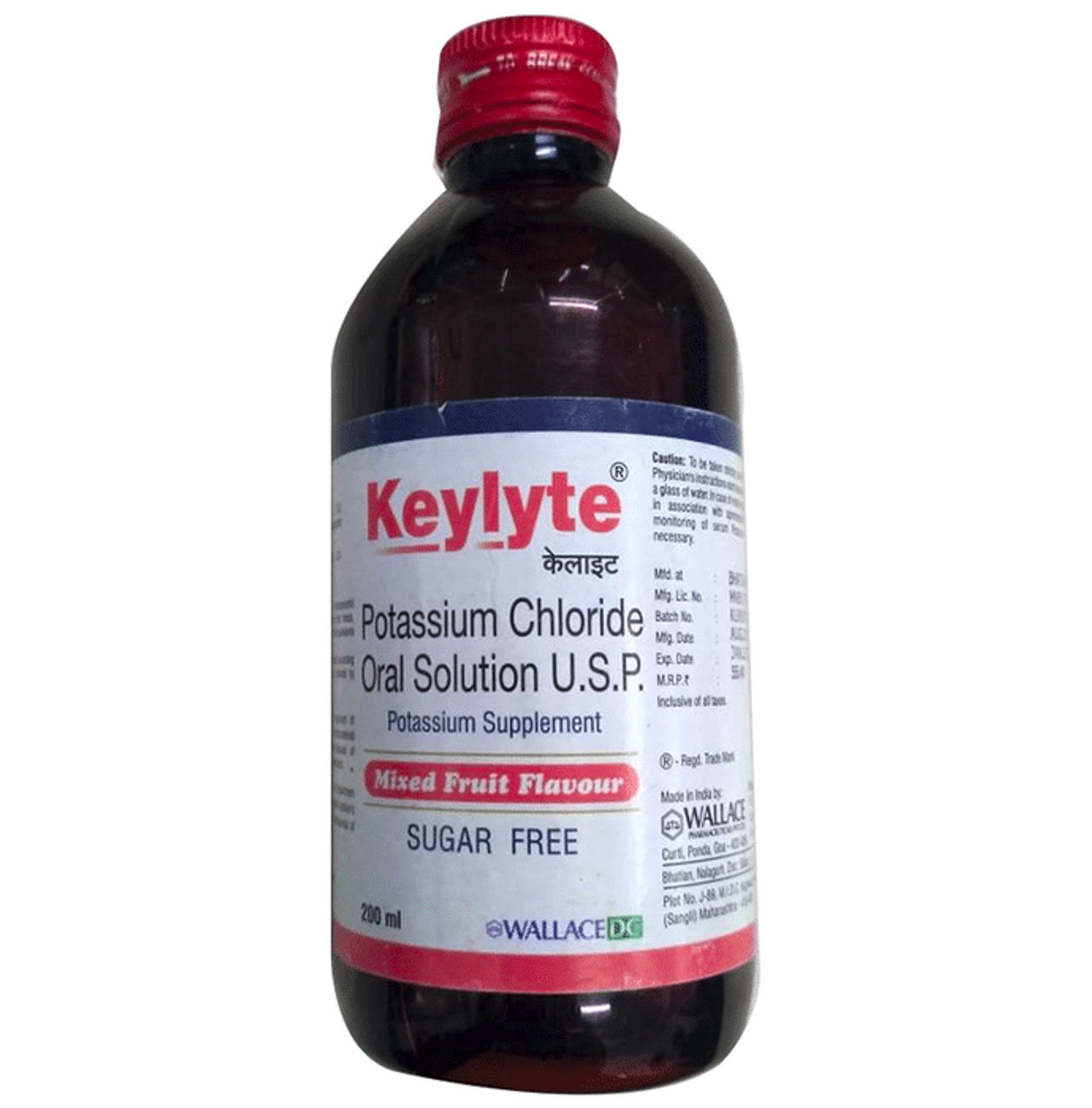 Keylyte Mixed Fruit Sugar Free Oral Solution