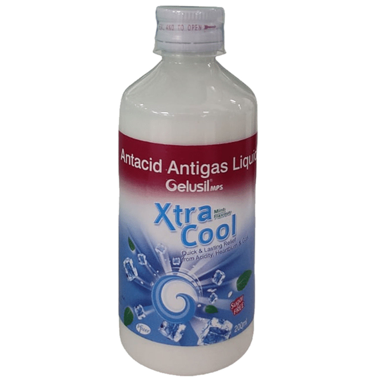 Gelusil MPS Xtracool Mint Flavour  Sugar Free Oral Liquid 