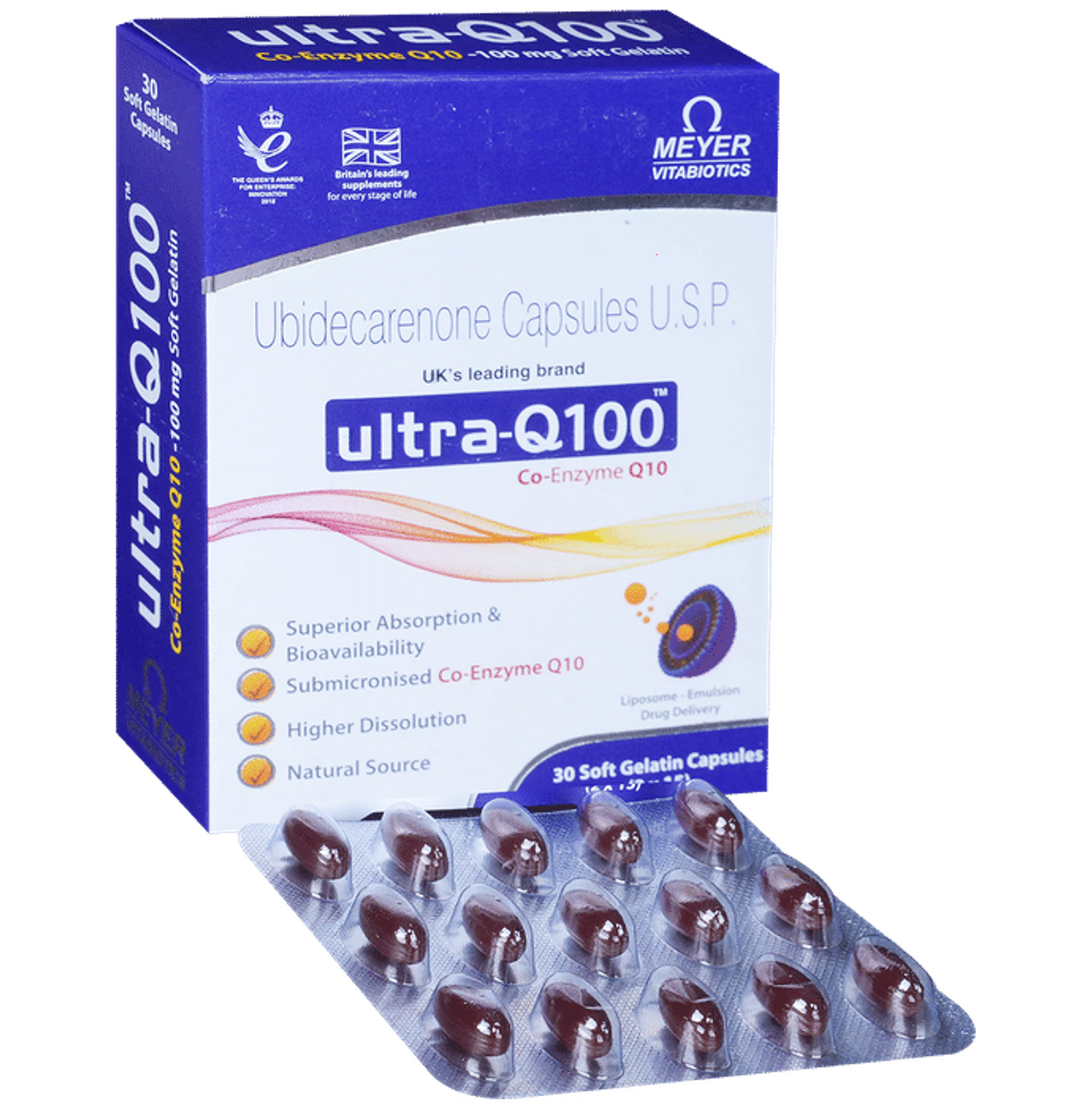 Ultra Q 100mg Capsule