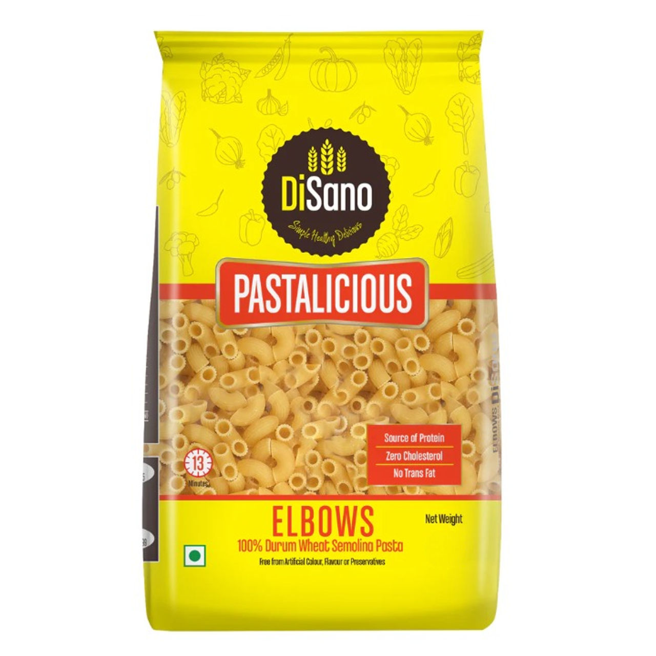Disano Elbow Pasta, 100% Durum Wheat, No Maida