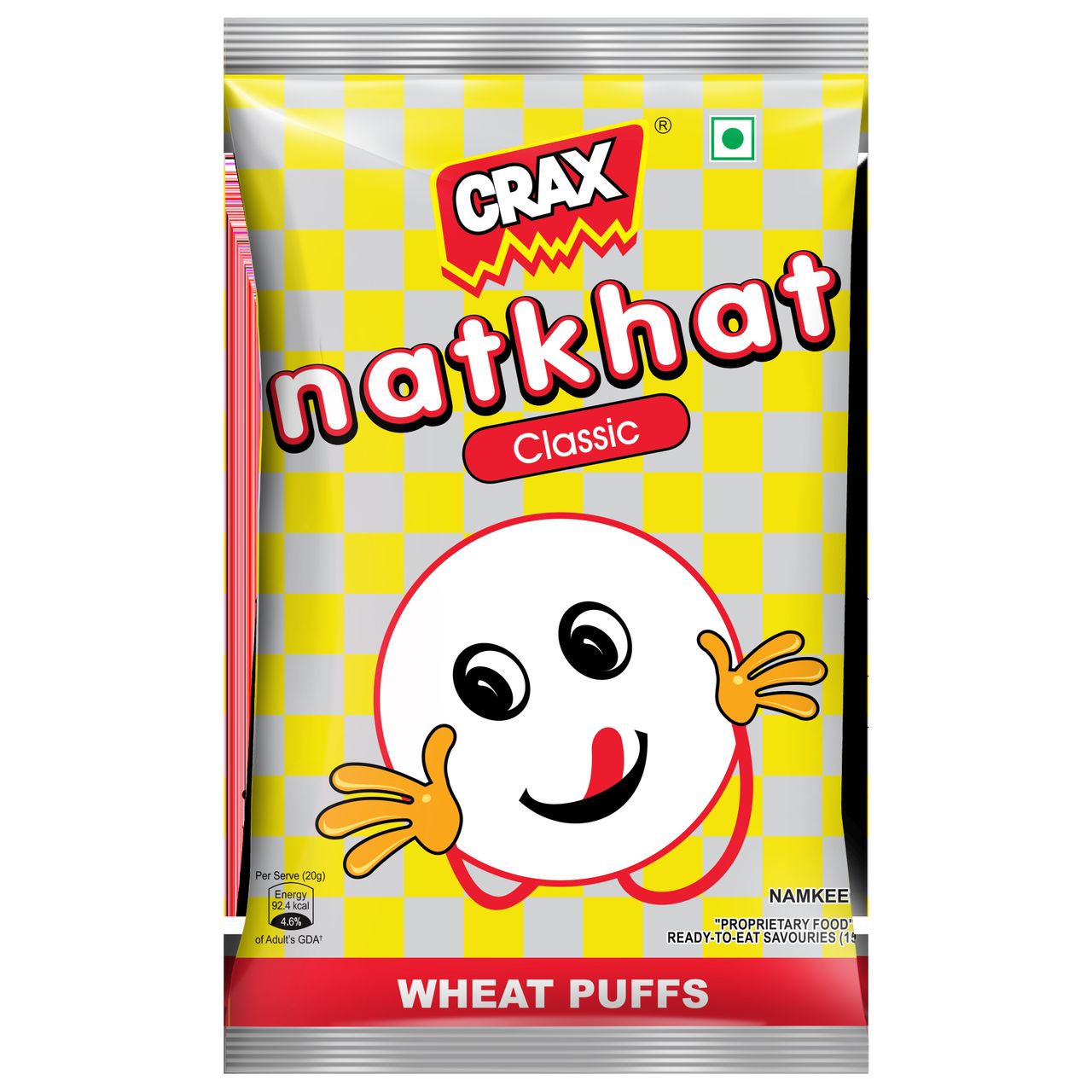 Crax Natkhat Classic Wheat Puffs Packet
