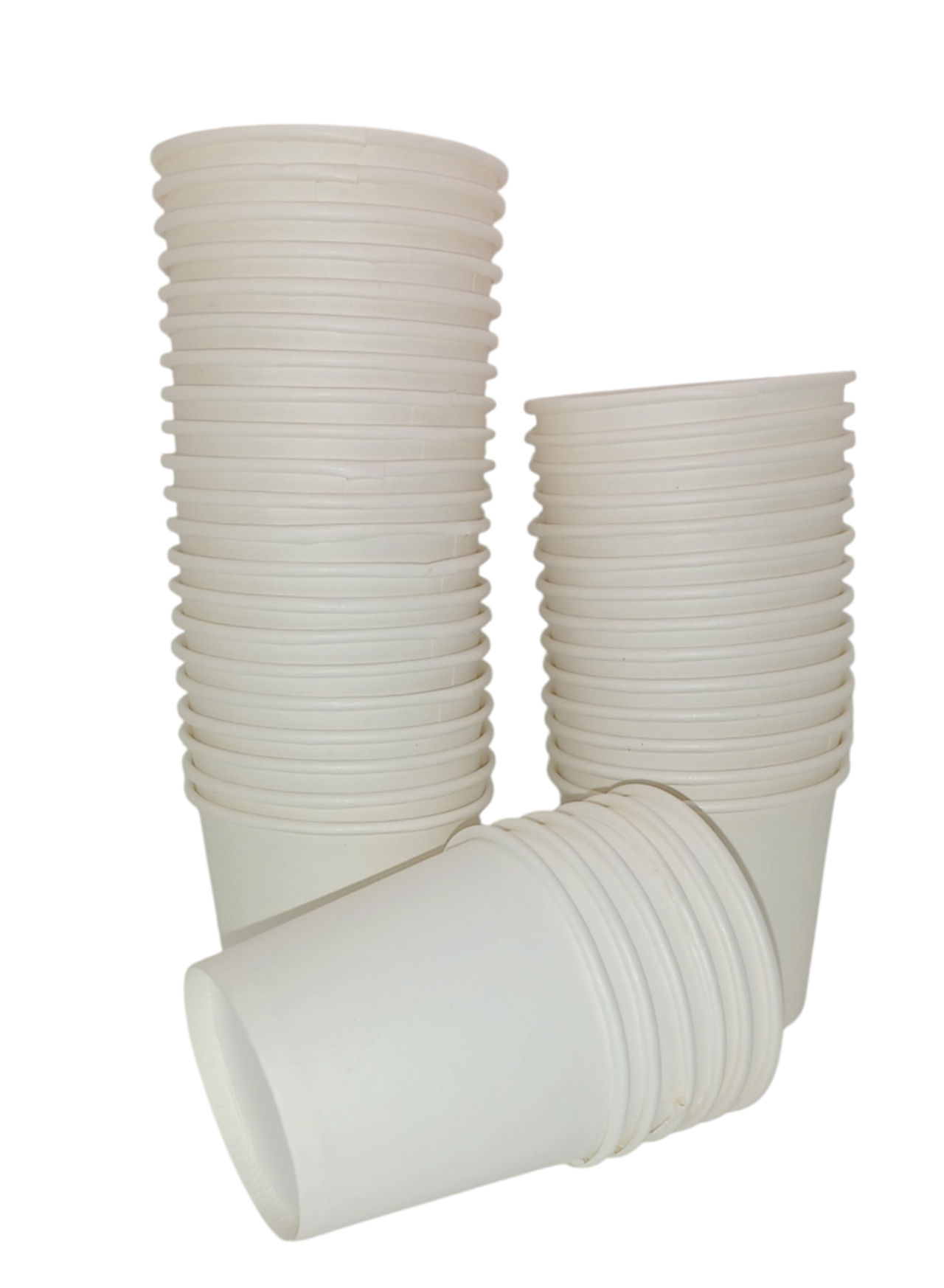 BAY6 White Paper Glass - 100 ml - Pack of 50