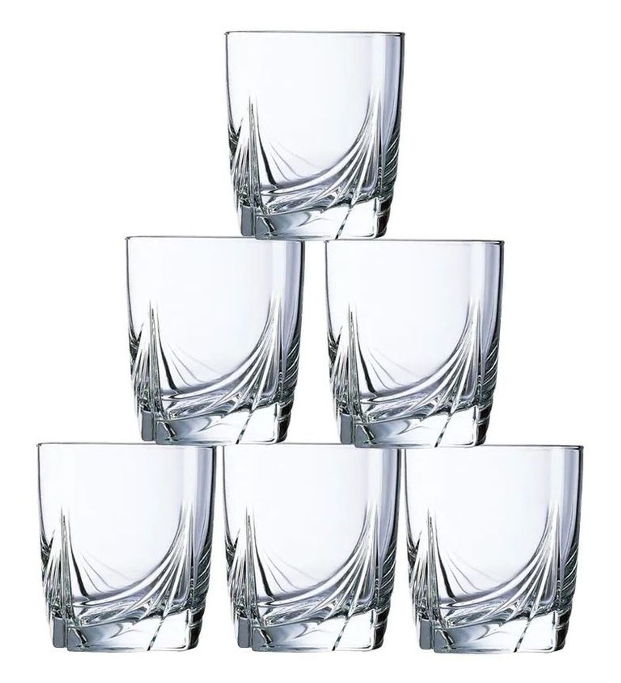 Luminarc Ascot Whiskey Glass Set | 300 ml | Durable | Dishwasher Safe | Elegant Cocktail Tumblers