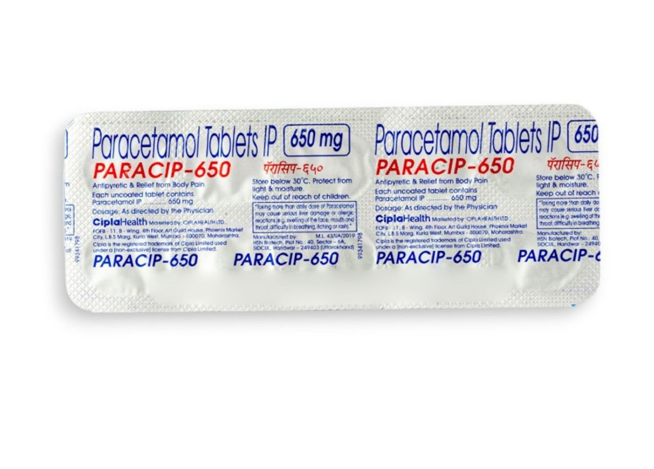 Paracip-650 Tablets