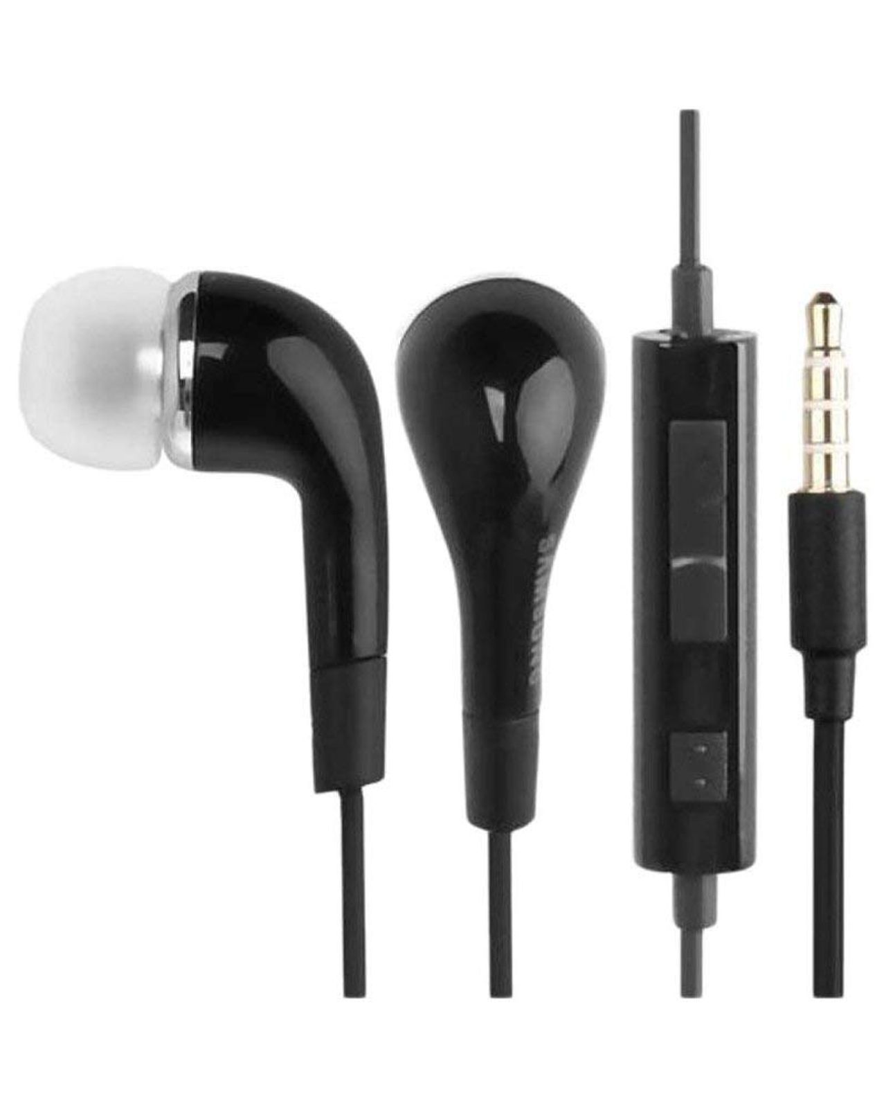 Samsung Original Ehs64 Wired In Ear Earphones With Mic Black