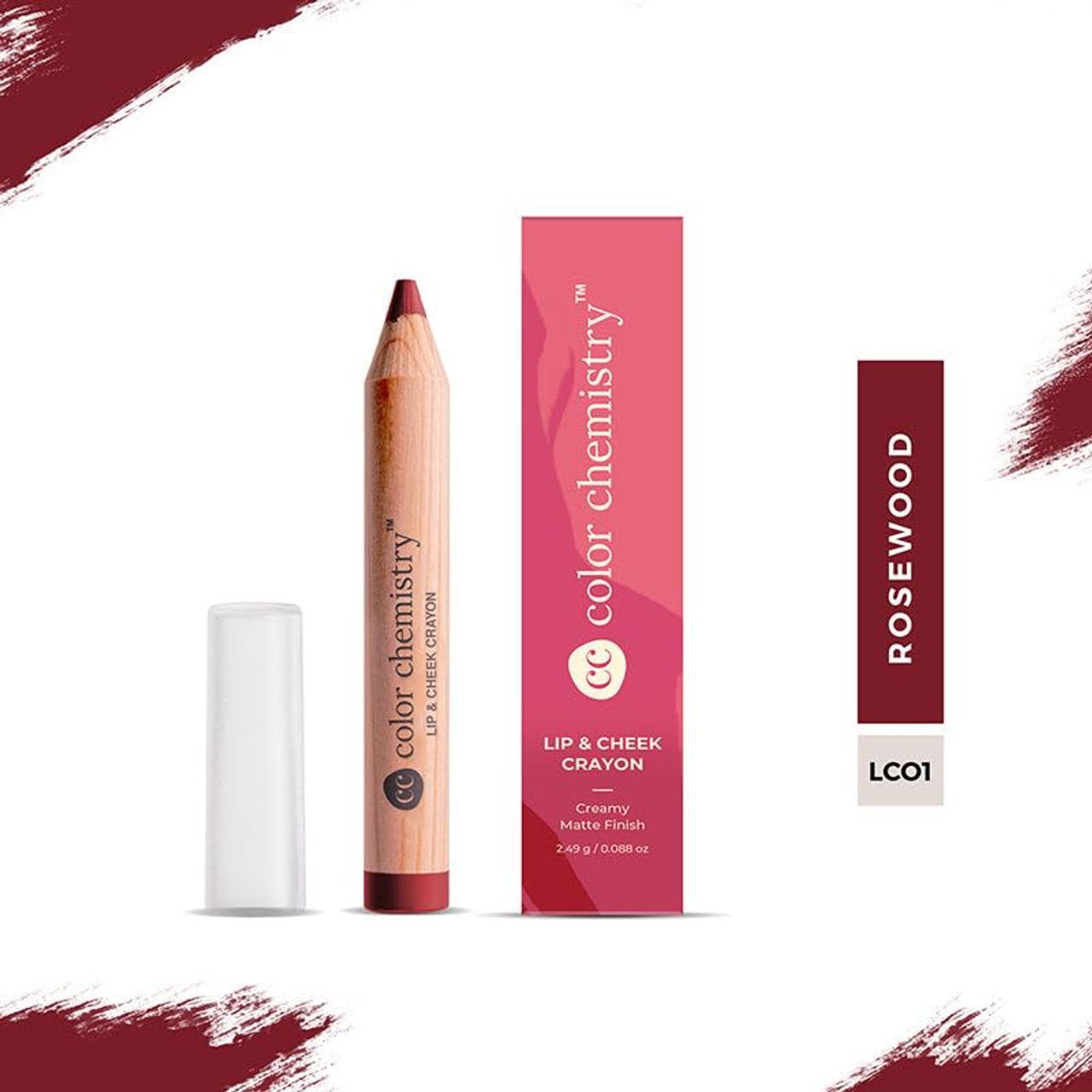 Color Chemistry Lip & Cheek Crayon Rosewood Lc01