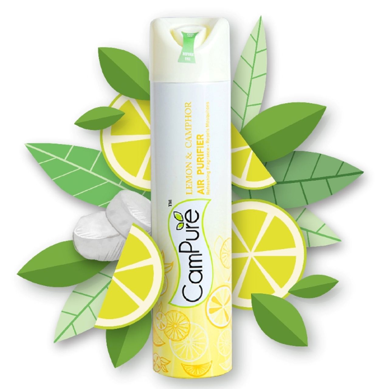 Campure Lemon & Camphor Air Purifier Can