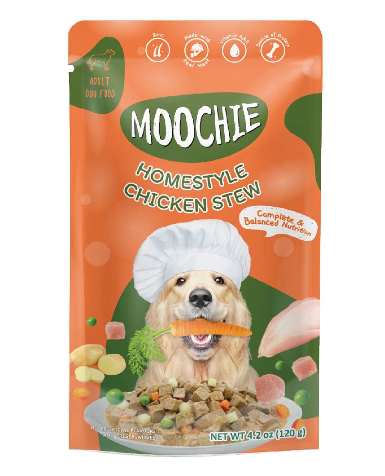 Moochie Dog Wet Gravy Food Homestyle With Chicken Stew