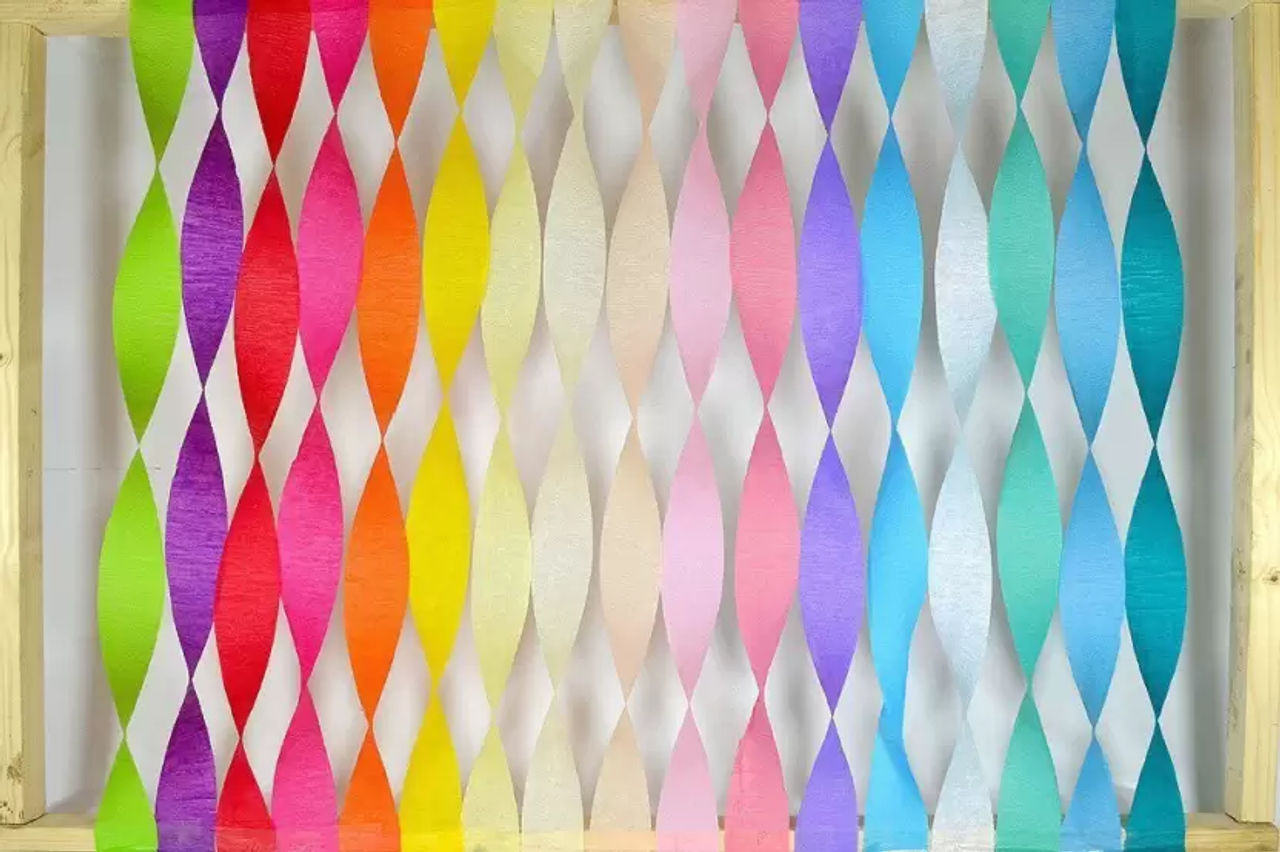 Crepe Paper Rolls For Party Decorations and Craft